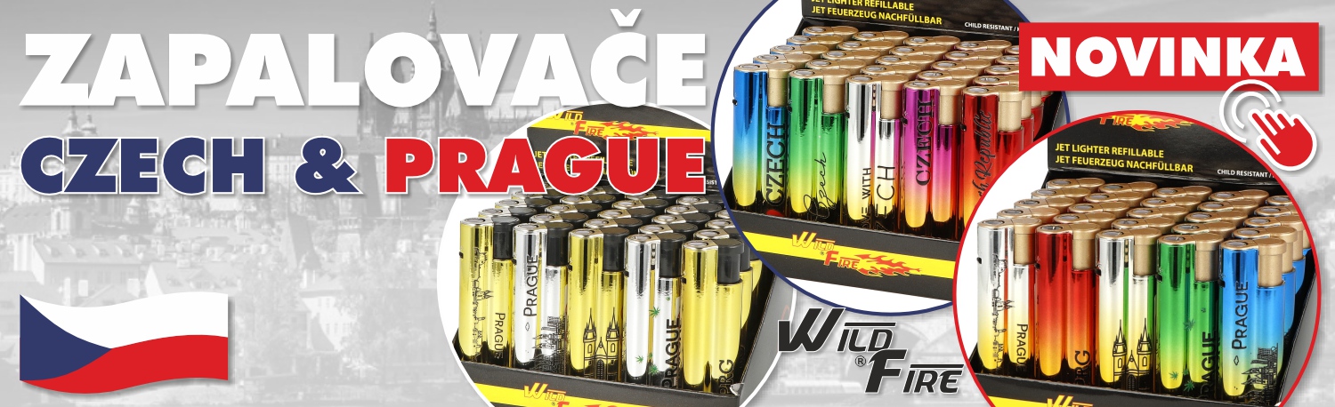 Zapalovače Praha, Czech